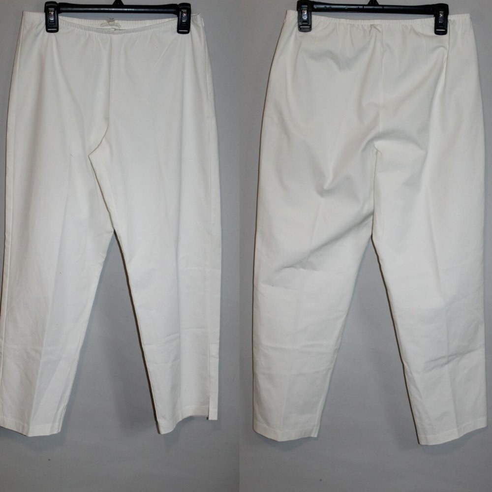 Eileen Fisher Ankle Side Zip Pants HW7935 - Picture 4 of 4